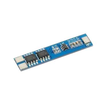 Protective circuit and balancer for 2 Li-Ion cells 18650, current up to 5A