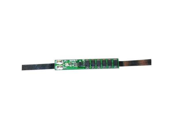 Protective circuit for 1 Li-Ion cell 18650, current up to 9A, strip terminals