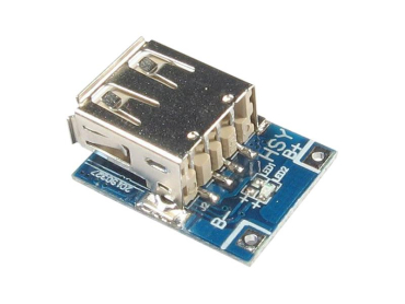 Power supply module, 5V step-up converter + Li-Ion charger
