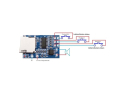 MP3 player with nf amplifier 2W, basic module