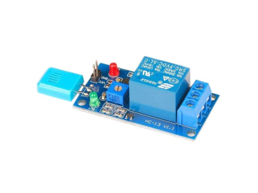Humidity sensor with HR202-hygrostat sensor with relay output