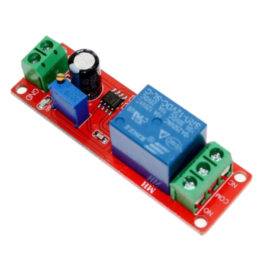 Time delay module with 1-10s relay, module with NE555, 12V power supply