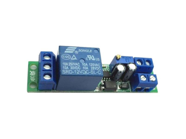 Time delay module with 1-10s relay, module with optical separation