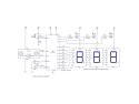 Control unit and display for ultrasonic distance meter HC-SR04