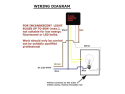 Touch switch with dimmer 230V/60W - module with wire outlets