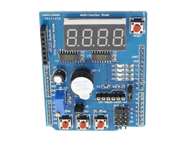 Educational multifunctional shield for Arduino