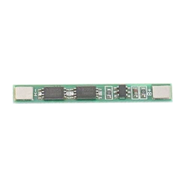 Protective circuit for 1 Li-Ion cell 18650, current up to 2A