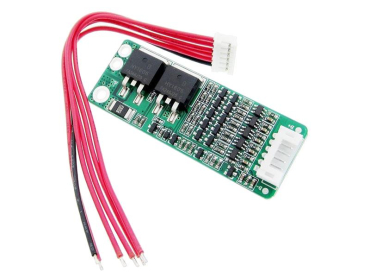 Protective circuit and balancer for 5 Li-Ion cells 18650, current up to 15A