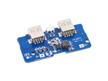 Power supply module, 5V step-up converter + Li-Ion charger