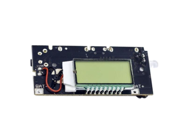 Power supply module, 5V step-up converter + Li-Ion charger with display