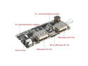 Power supply module, 5V step-up converter + Li-Ion charger with display