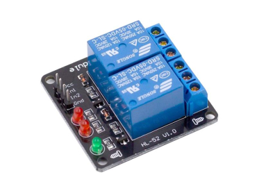 Relay module 2x, power supply 5V, without optocoupler