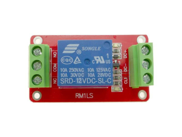 Relay module 1x, power supply 12V, without optocoupler, RM1LS