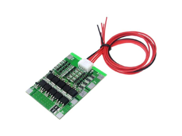 Protective circuit and balancer for 4 Li-Ion cells 18650, current up to 30A