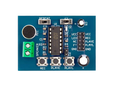 Voice recorder with ISD1820 - module for sound recording