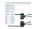Wireless transmitter + receiver 2,4GHz XY-WA with IC NFR24L01.