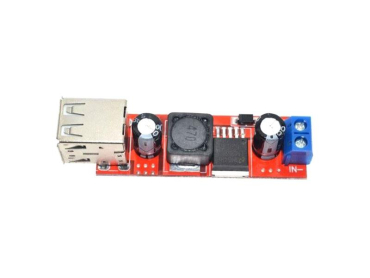 Power supply module, step-down converter 5V/3A, 2x USB,