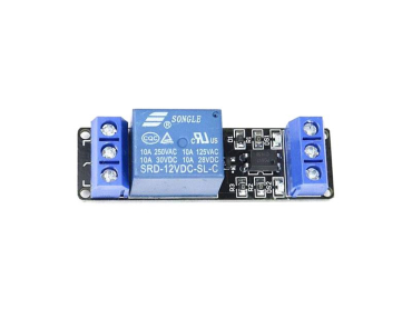 Relay module 1x, power supply 12V, with optocoupler