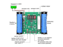18650 Li-Ion cell tester, XH-M240 module, capacity meter