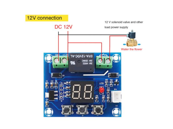 Module XH-M214 for automatic irrigation including probe