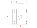 Grounding pad for the solar panel