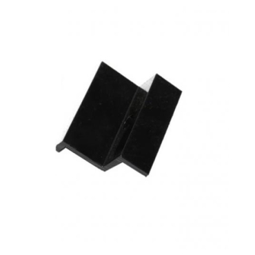Adjustable end handle black 35mm