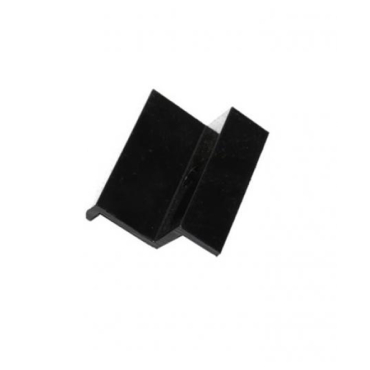Adjustable end handle black 40mm