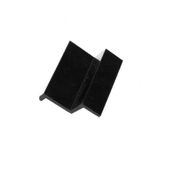 Adjustable end handle black 40mm