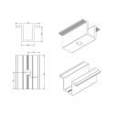 Medium grip, universal, silver