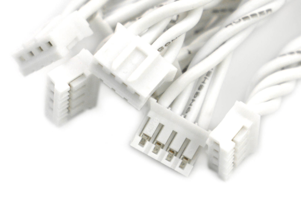 PH2.0-4P Male-to-Male Jumper Cable - 10cm (10 Pack)