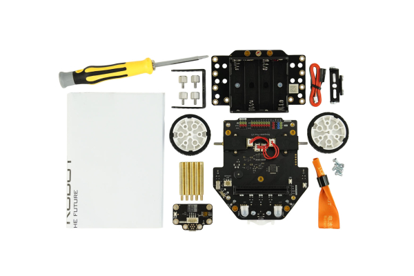 Maqueen Plus V3 - STEM Educational micro:bit Robot with Matrix Laser Ranging (18650 Battery)