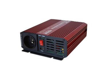 Ren sinus inverter 400W 12V/230V med USB, CARSPA P400