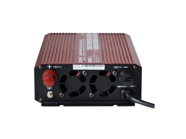 Inverter med UPS og oplader CARSPA UPS600 12V/230V 600W