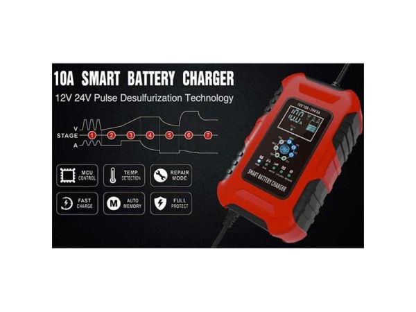 Batterioplader CARSPA CFG12/24-10 til LiFePO4 og PB, fuldautomatisk