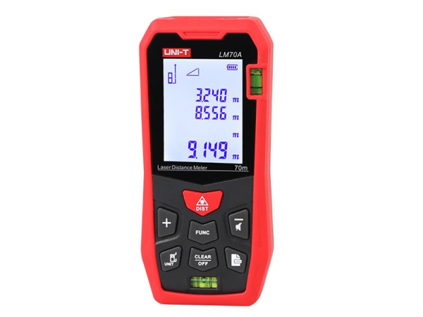Afstandsmåler LM70A UNI-T - Laser måleinstrument med 70m rækkevidde