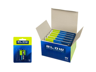 9V Alkaline Batteri BLOW Super Alkaline 6LR61 12 stk/pakke