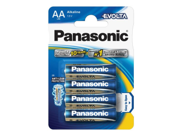AA-batteri (R6) alkalisk Evolta Panasonic 4 stk/blister 1.5V