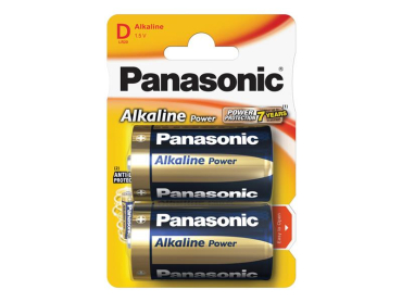 Alkaline D-batteri (R20) Panasonic Alkaline Power 2 stk/blister 1.5V