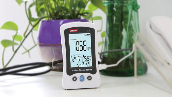 CO2 Måler A37 fra UNI-T med Temperatur og Fugtighedsmåling