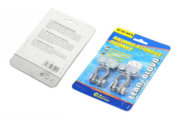 Blybatteriterminaler 2 stk COMPASS 07504