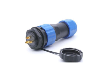 Vandtæt stik og sokkel SP/SD20-3P til kabel og panel TIPA - 380 V AC, 25 A AC/DC, kabel 6-12 mm