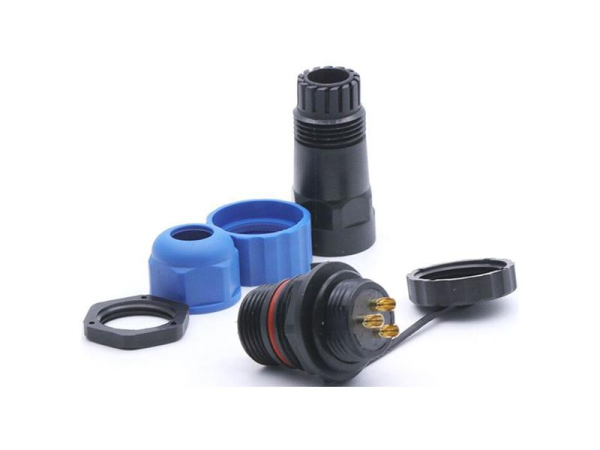 Vandtæt stik og sokkel SP/SD20-3P til kabel og panel TIPA - 380 V AC, 25 A AC/DC, kabel 6-12 mm