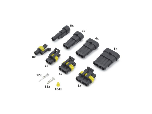 Waterproof Connector Set for Car, Motorcycle - 254 pcs
