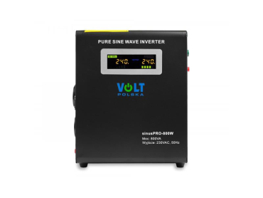 Sinus Pro 800 W 12V 230V 800VA 500W Sort Backup Strømforsyning VOLT
