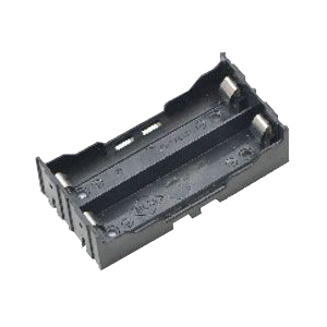 Batteriholder TIPA 2x 18650 til PCB, dimensioner 77.7 × 40 × 20.3 mm