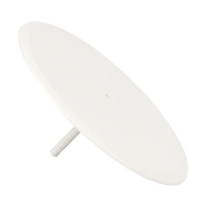 KO 97 VHB dæksel KOPOS, rundt, hvidt, plastik, 113 mm i diameter, 2 mm dybde