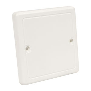 Dæksel KOPOS VLK 80/RHB LK/R hvid plast 81x81x9 mm