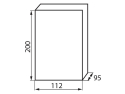 Wall plastic switchboard KANLUX DB104S 1X4P/SMD