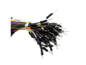 Jumper cables and wires for test solderless contact fields