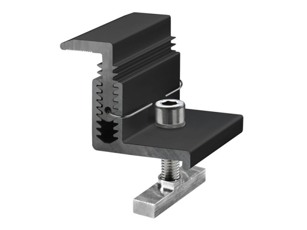 Endegreb justerbart 32-42 mm til PB-096 systemet, 4 stk sort CORAB